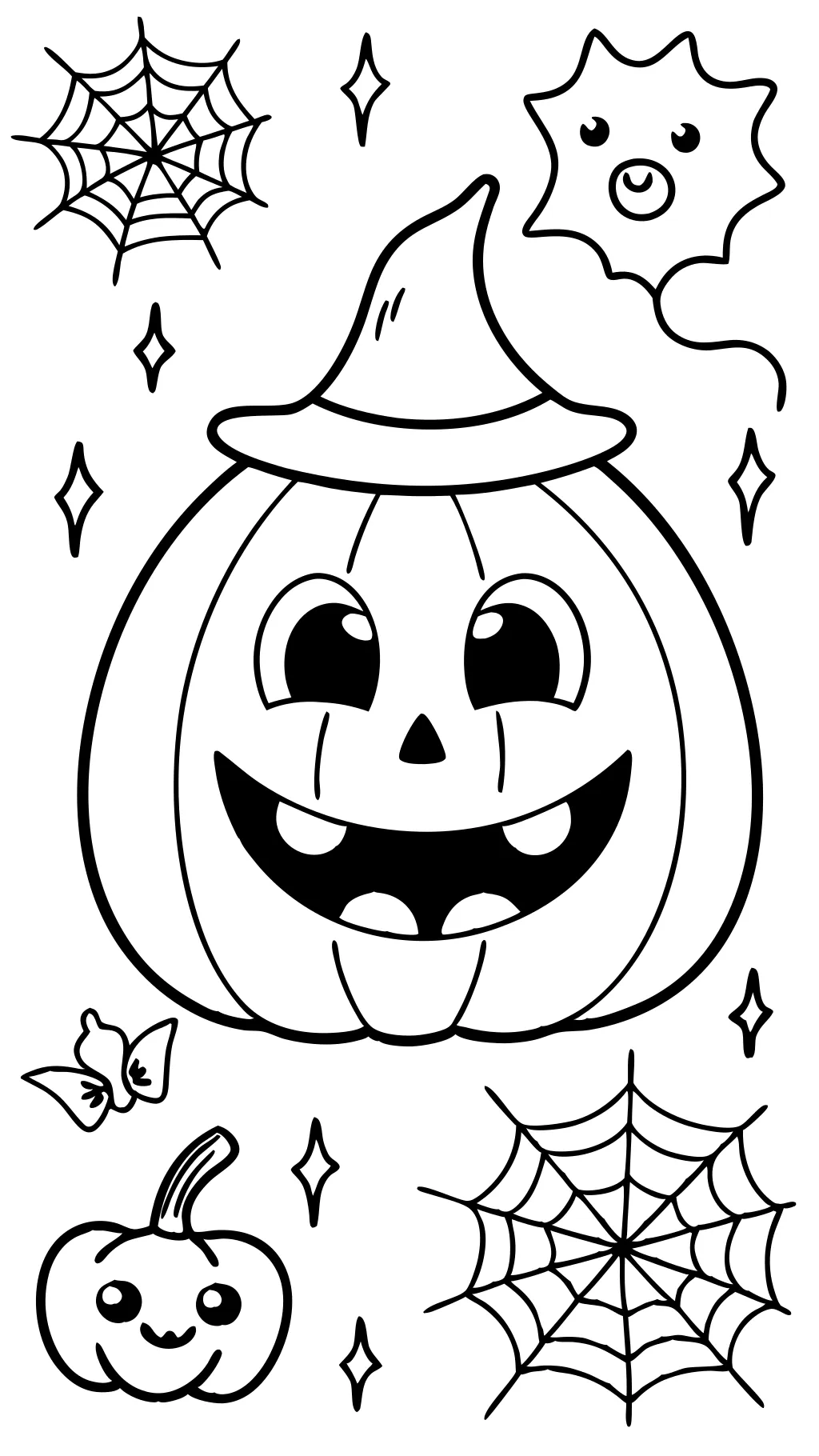 halloween printable color pages